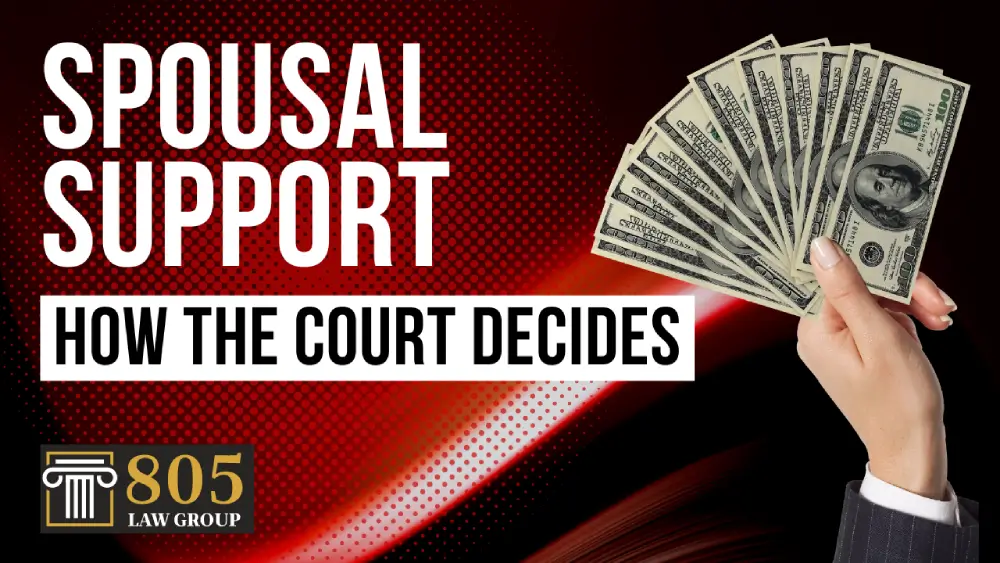 How the court determines spousal support